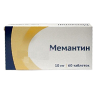 Мемантин таблетки 10мг 60шт