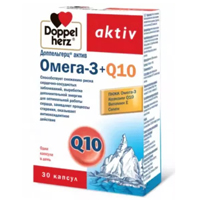 Доппельгерц Актив Омега-3+Q10 капсулы 1625мг 30шт