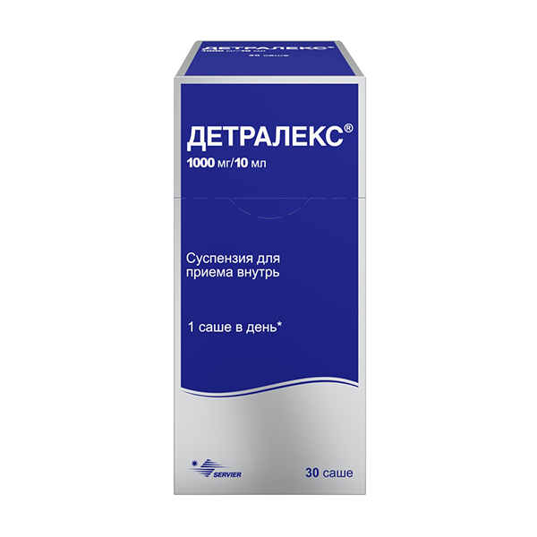 Детралекс суспензия 1000мг/10мл 10мл 30шт