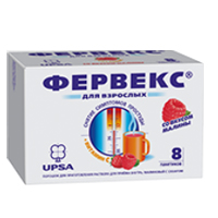 Фервекс порошок 500мг 25мг 200мг 12.75г 8шт
