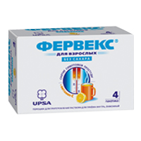 Фервекс порошок 500мг 25мг 200мг 4.95г 4шт