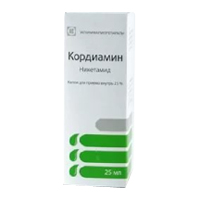 Кордиамин капли 25% 25мл
