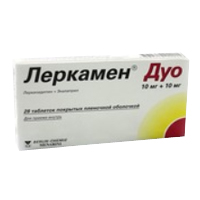 Леркамен Дуо таблетки 10мг+10мг 28шт