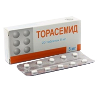 Торасемид таблетки 5мг 20шт