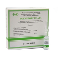 Кокарбоксилаза лиофилизат для инъекций 50мг 5шт