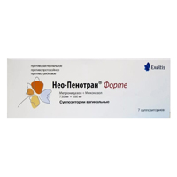 Нео-Пенотран Форте суппозитории 750мг+200мг 7шт