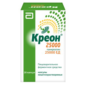 Креон 25000 капсулы 20шт