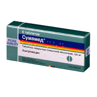 Сумамед таблетки 125мг 6шт