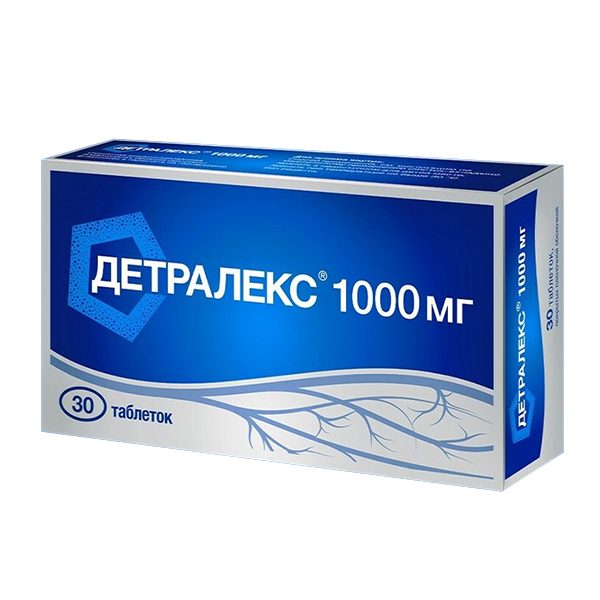 Детралекс таблетки 1000мг 30шт