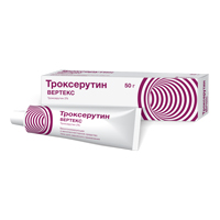 Троксерутин Вертекс гель 2% 50г