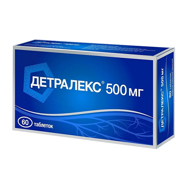 Детралекс таблетки 500мг 60шт