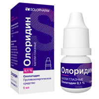 Олоридин капли 0.1% 5мл
