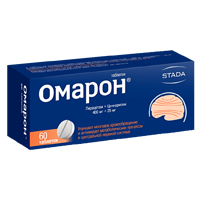 Омарон таблетки 400мг+25мг 60шт