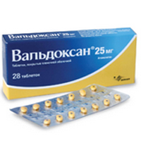 Вальдоксан таблетки 25мг 28шт