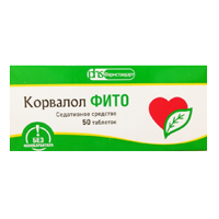 Корвалол Фито таблетки 1.16мг 28мг 16,4мг 50шт