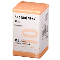 Кордафлекс таблетки 10мг 100шт