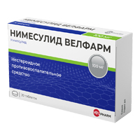 Нимесулид Велфарм таблетки 100мг 20шт