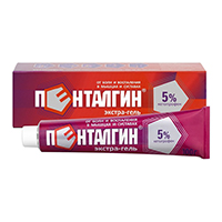 Пенталгин экстра-гель гель 5% 100г