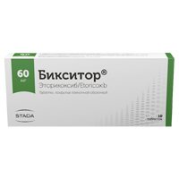 Бикситор таблетки 60мг 10шт