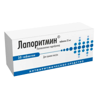 Лапоритмин таблетки 25мг 30шт