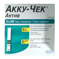Тест-полоски Акку-Чек Актив 100шт