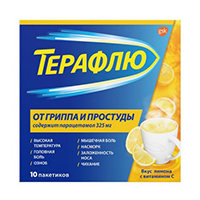 ТераФлю от гриппа и простуды порошок 22.1г 10шт