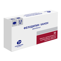 Фелодипин Канон таблетки 2.5мг 30шт