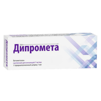 Дипромета суспензия для инъекций 7мг/мл 1мл
