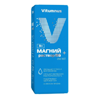 VitUmnus Магний+В6 для взрослых и детей раствор 250мл