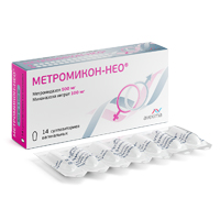 Метромикон-НЕО суппозитории 500мг+100мг 14шт