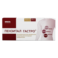 Пензитал Гастро таблетки 20шт