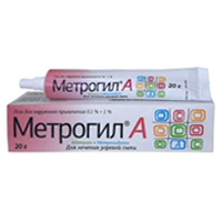 Метрогил А гель 0.1%+1% 20г
