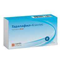 Тадалафил-Ксантис таблетки 20мг 8шт