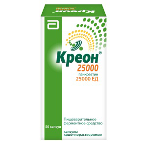 Креон 25000 капсулы 50шт