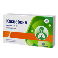 Касцебене капсулы 375мг 30шт