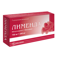 Лименда суппозитории 750мг+200мг 7шт