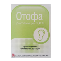 Отофа капли 2.6% 10мл