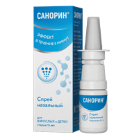 Санорин спрей 0.1% 10мл