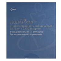 НоваРинг 0.015мг+0,120мг/сутки