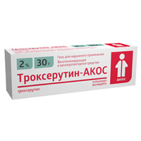 Троксерутин-АКОС гель 2% 30г