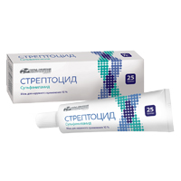 Стрептоцид мазь 10% 25г