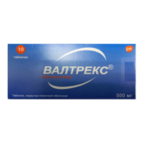 Валтрекс таблетки 500мг 10шт
