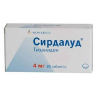 Сирдалуд таблетки 4мг 30шт
