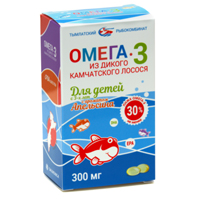 Омега-3 из дикого камчатского лосося для детей с 3-х лет 84шт