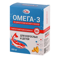 Омега-3 из дикого камчатского лосося для взрослых и детей 45шт