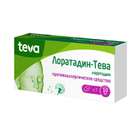 Лоратадин-Тева таблетки 10мг 7шт