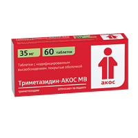 Триметазидин-Акос МВ таблетки 35мг 60шт