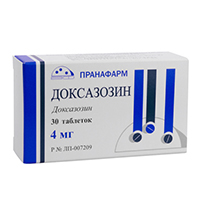 Доксазозин таблетки 4мг 30шт