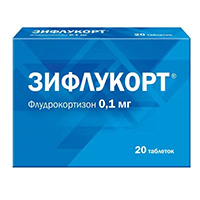 Зифлукорт таблетки 0.1мг 20шт