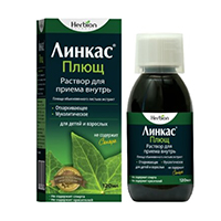 Линкас Плющ раствор 120мл